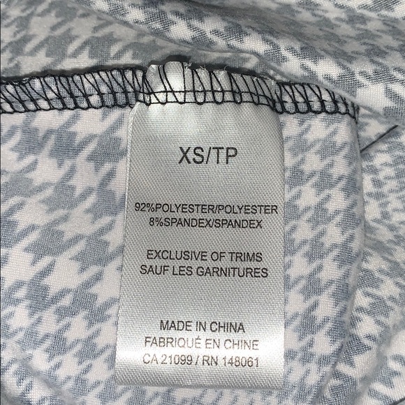NWT Ardene Stretchy Houndstooth Mini Skirt - Picture 8 of 9